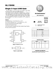 NL17SH08 datasheet pdf ON Semiconductor