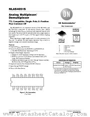 NLAS4051S datasheet pdf ON Semiconductor
