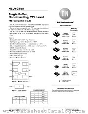 NLU1GT50 datasheet pdf ON Semiconductor