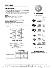 NLX2G16 datasheet pdf ON Semiconductor