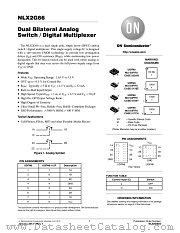NLX2G66 datasheet pdf ON Semiconductor