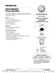 NRVBB1060 datasheet pdf ON Semiconductor