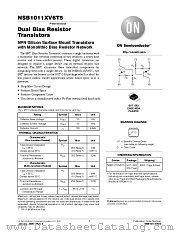 NSB1011XV6 datasheet pdf ON Semiconductor