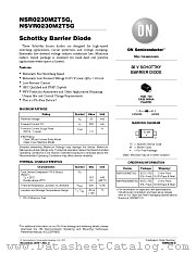 NSR0230 datasheet pdf ON Semiconductor