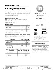 NSR0230P2 datasheet pdf ON Semiconductor