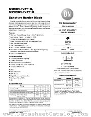 NSR0240V2T1 datasheet pdf ON Semiconductor