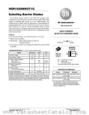 NSR1020MW2T1 datasheet pdf ON Semiconductor