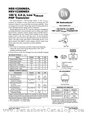 NSS1C200MZ4 datasheet pdf ON Semiconductor