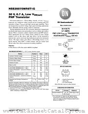 NSS30070MR6 datasheet pdf ON Semiconductor