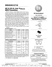 NSS40401L datasheet pdf ON Semiconductor