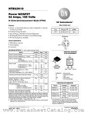 NTB52N10 datasheet pdf ON Semiconductor