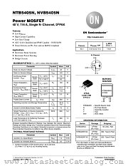 NTB5405N datasheet pdf ON Semiconductor