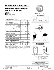 NTB6411N datasheet pdf ON Semiconductor