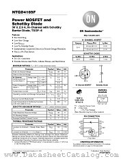 NTGD4169F datasheet pdf ON Semiconductor