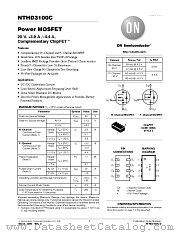 NTHD3100C datasheet pdf ON Semiconductor
