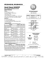 NTJD4401N datasheet pdf ON Semiconductor