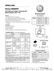NTK3134N datasheet pdf ON Semiconductor