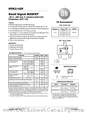 NTK3142P datasheet pdf ON Semiconductor