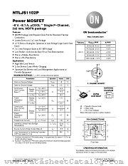 NTLJS1102P datasheet pdf ON Semiconductor