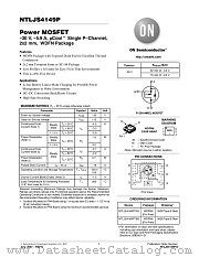 NTLJS4149 datasheet pdf ON Semiconductor