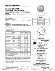 NTLUS3A18PZC datasheet pdf ON Semiconductor