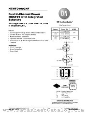 NTMFD4902NF datasheet pdf ON Semiconductor