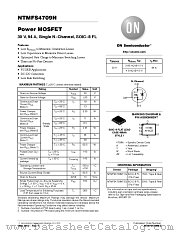 NTMFS4709N datasheet pdf ON Semiconductor