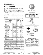 NTMFS4931N datasheet pdf ON Semiconductor