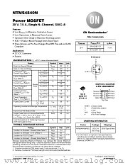 NTMS4840N datasheet pdf ON Semiconductor