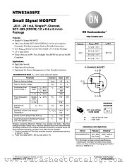 NTNS3A65PZ datasheet pdf ON Semiconductor