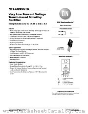 NTSJ2080CT datasheet pdf ON Semiconductor