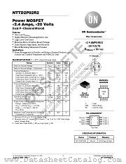 NTTD2P02R2 datasheet pdf ON Semiconductor