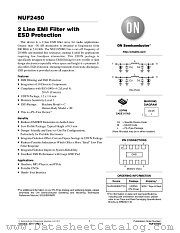 NUF2450 datasheet pdf ON Semiconductor