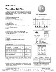 NUF3101FC datasheet pdf ON Semiconductor