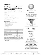 NUP4106 datasheet pdf ON Semiconductor