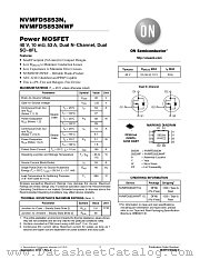 NVMFD5853N datasheet pdf ON Semiconductor