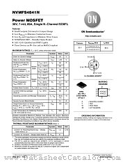 NVMFS4841N datasheet pdf ON Semiconductor