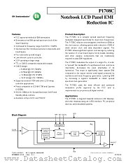 P1708 datasheet pdf ON Semiconductor