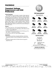 PACDN042 datasheet pdf ON Semiconductor