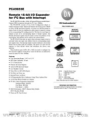 PCA9655E datasheet pdf ON Semiconductor