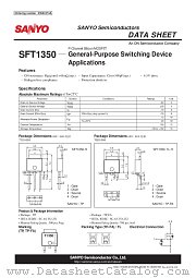 SFT1350 datasheet pdf ON Semiconductor