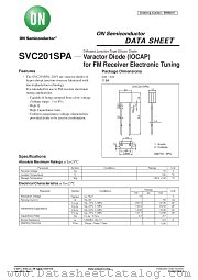 SVC201SPA datasheet pdf ON Semiconductor
