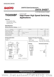 TIG056BF datasheet pdf ON Semiconductor