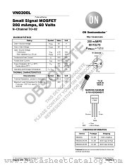 VN0300L datasheet pdf ON Semiconductor