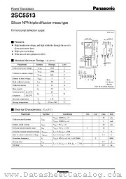 2SC5513 datasheet pdf Panasonic