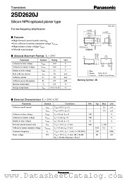 2SD2620 datasheet pdf Panasonic