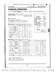 2SD858 datasheet pdf Panasonic