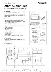 AN3117SA datasheet pdf Panasonic