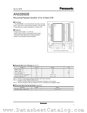 AN3389SB datasheet pdf Panasonic