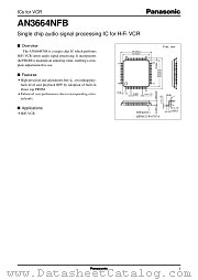 AN3664NFB datasheet pdf Panasonic